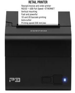 Impresora térmica directa Custom P3